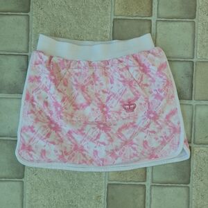 Juicy Coutour Girls Pink and White Tie-Dye Skort Size 12.